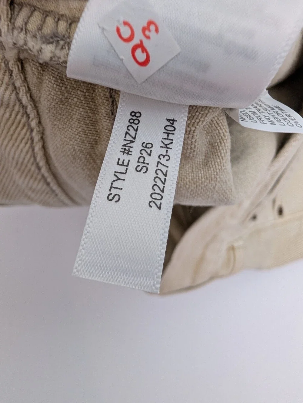 NEW Madewell The Essex Baggy Short Faded Khaki Size 27